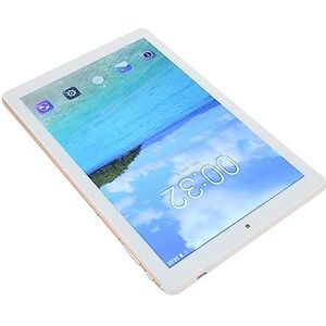4G 5G WiFi Telefoon Tablet 128GB Uitbreidbaar Octa Core 10.1 Inch Tablet EU Plug 100-240V Voor Entertainment (Goud)