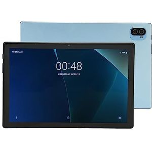 GPS-Tablet, Octa Core 5G WIFI FDH＋ Scherm Smart Tablet 8GB RAM 256GB ROM 7000mAh met OTG-kabel voor Spel Om Te Studeren (Blauw)