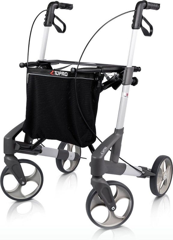 Rollator Topro Troja Original M (Lichtgewicht 6,8 kg) Incl Rugsteun
