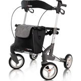 Rollator Topro Troja 5G (Zachte wielen  kg) Zilver Incl. Rugsteun
