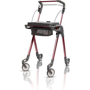 Topro - Hestia - Rollator - Wijnrood - Opvouwbaar - 7 Jaar Garantie