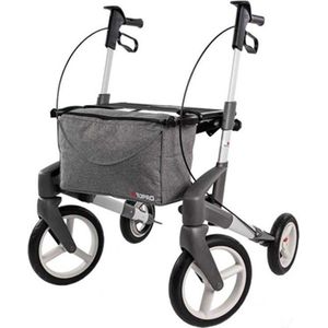 TOPRO Olympos ATR - Rollator - Zilver Grijs - Grote Wielen - All Terrain