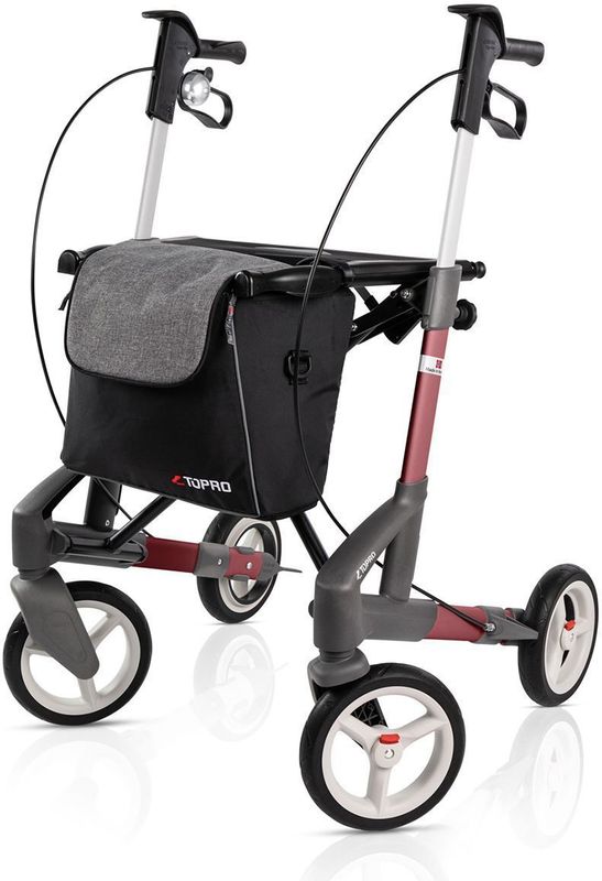 TOPRO - Olympos ATR - Rollator - Zwart - Voor Buitengebruik