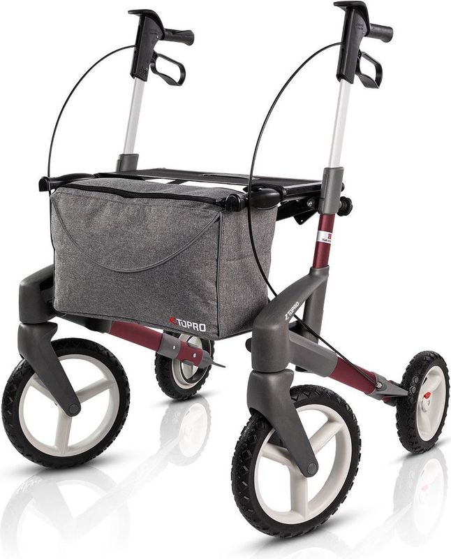 TOPRO - Olympos ATR - Rollator - Rood - Buitengebruik