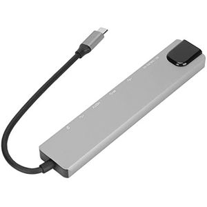 BROLEO 8 in 1 USB Ethernet Hub 4K HD 8-in-1 snellaadhub voor thuis