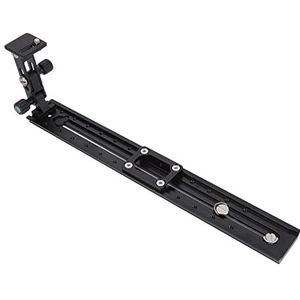 Telelens Beugel, Telelens Ondersteuning Plaat Aluminium CNC Machining met 3 Gradienters voor Camera's