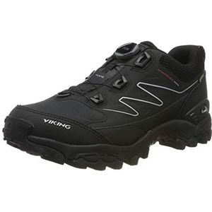 Viking Anaconda 4x4 GTX Bao Trekking en wandelschoenen, Zwart Oranje, 36 EU