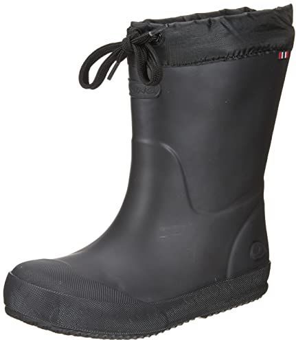 Viking - Indie Thermo - Wollen Regenlaars - Zwart - Unisex - 100% Waterdicht