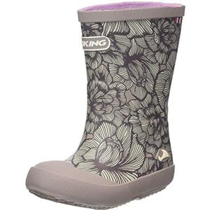 Viking Indie Print Rain Boot, Dusty Pink/Cream, 29 EU