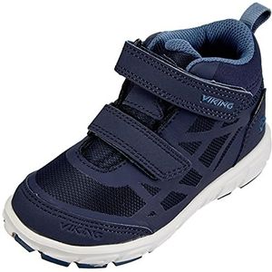 Viking Veme Mid R GTX Wandelschoen voor kinderen, uniseks, Navy Demin, 25 EU