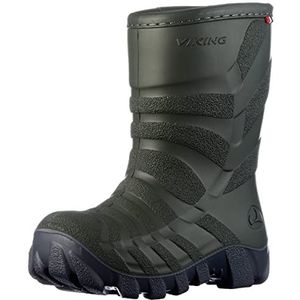 Viking Unisex Ultra 2.0 sneeuwlaarzen voor kinderen, Mossgreen Grijs, 32 EU