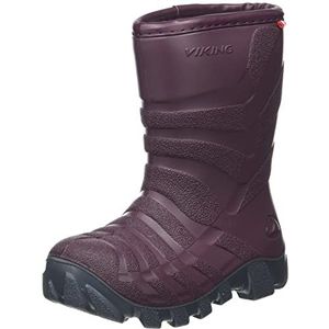 Viking Uniseks ultra warme sneeuwlaarzen voor kinderen, Grape Grey, 24 EU