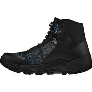 Viking Unisex Cerra Rolling Mid GTX Walking Shoe, Black/Aqua, 41 EU
