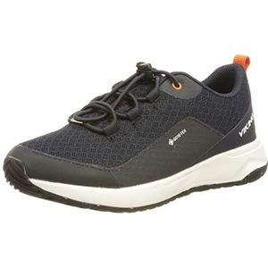 Viking Unisex Elevate Low F GTX wandelschoen, marineblauw/oranje, 37 EU