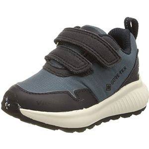 Viking Aery Track Low F GTX Wandelschoenen voor jongens, uniseks, denim, marineblauw, 22 EU