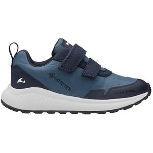 Viking Aery Track Low F GTX Sneakers voor kinderen, uniseks, navy, 23 EU