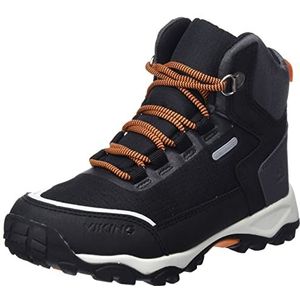 Viking Unisex Akkarvik Mid WP Walking Shoe, zwart/oranje, 37 EU