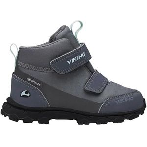 Viking Unisex Ask Mid F GTX Walking Shoe, Black/Charcoal, 35 EU