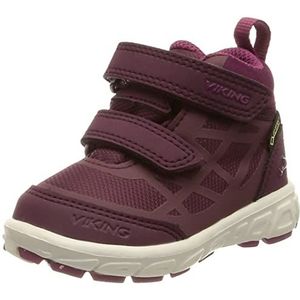 viking Unisex Veme Mid GTX R Walking Shoe voor kinderen, donkerroze fuchsia, 25 EU