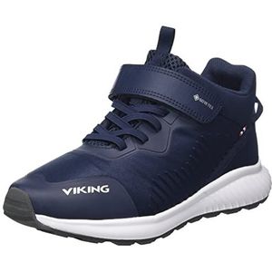 Viking Aery Tau Mid GTX 1v regenschoen voor kinderen, uniseks, Donkerblauw, 30 EU schmal