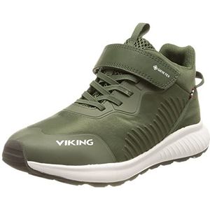 Viking Aery Tau Mid GTX regenschoenen, mosgroen, maat 45, mosgroen, 28 EU smal, Groen schuim.