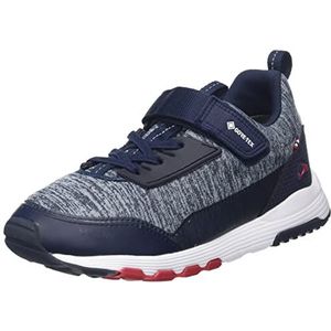 Viking Arendal Low GTX Sneakers voor kinderen, uniseks, rood (navy red), 25 EU