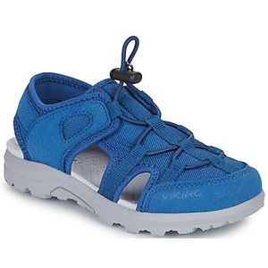 Viking Sandvika Sl Sportsandalen voor kinderen, uniseks, blauw, 24 EU