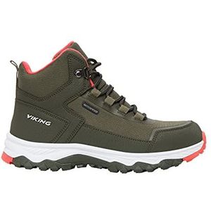 viking Akkarvik 2 Mid WP Extra stabiliteit en ondersteuning, hondengroen/rood, 34, hondengroen rood, 34 EU