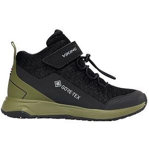 Viking Unisex Elevate Mid GTX Walking Shoe, Black Khaki, 40 EU