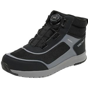 Viking Aerial Mid Wp Boa, uniseks wandelschoenen, Zwarte houtskool