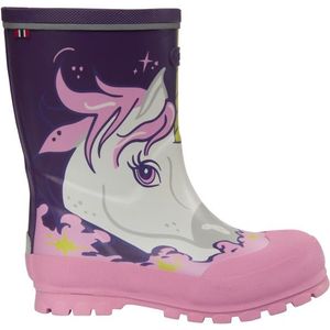 Viking Jolly Print rubberlaarzen, uniseks, kinderen, Purple Multi, 23 EU Breed
