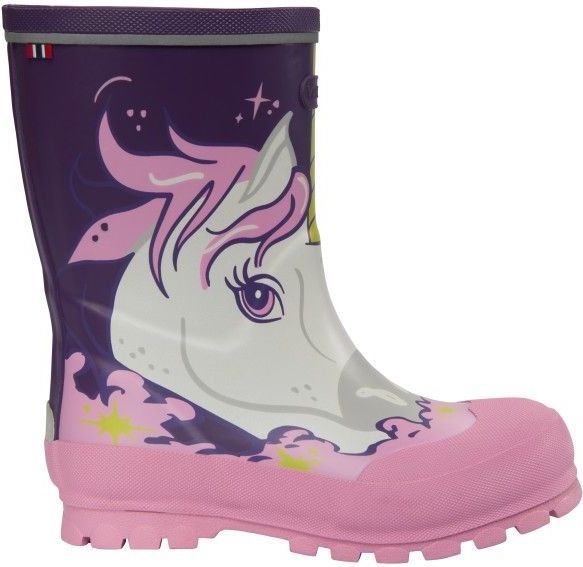 Viking Jolly Print rubberlaarzen, uniseks, kinderen, Purple Multi, 23 EU Breed