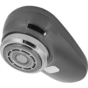 Baardtrimmer, Lichtgewicht Baardtrimmer voor Heren, Zwart, Waterdicht, Oplaadbaar, Mini voor op Reis