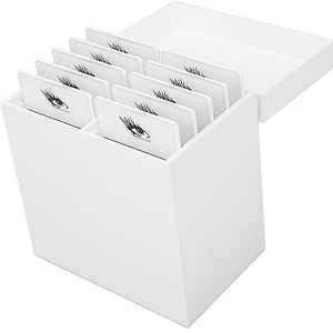 Wimper Opbergdoos, Grote Capaciteit Ultraviolet Licht Schoonmaken Valse Wimper Display Houder Cover Acryl Verzegeld voor Salon