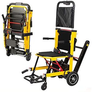 Elektrische rolstoel traplift, opklapbare trap klimmer rolstoel voor gehandicapten ouderen, mobiele draagbare trap rolstoel liften kunnen op en neer gaan trap stoel, laadvermogen 353Lb