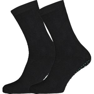 Sokken - Antraciet - Katoenmix - Antislip Zool