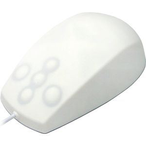 Active Key IP 68 Medische Muis Rond (Bedraad), Muis, Wit