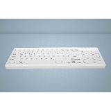 Active Key - AK-C7012F-U1-W/GE - Toetsenbord - Wit - Siliconen Membraan