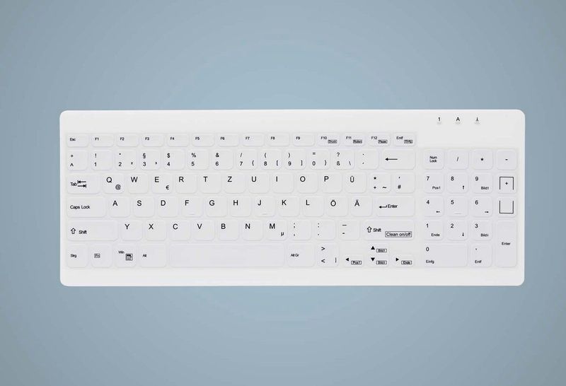 Active Key - AK-C7012F-U1-W/GE - Toetsenbord - Wit - Siliconen Membraan