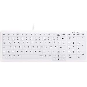 CHERRY AK-C7000 toetsenbord USB QWERTZ Duits Wit
