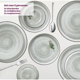 Cosy & Trendy - Serviesset - Baltic Grey - 18-delig - Aardewerk