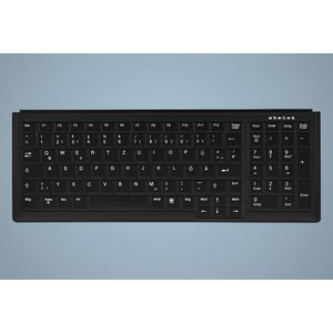 Active Key - AK-7000 - Compact Toetsenbord - Zwart - PS2 - Bedraad