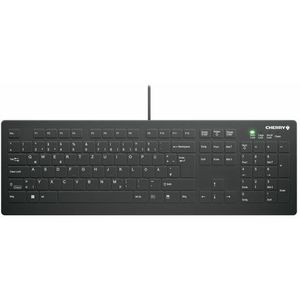CHERRY AK-C8112 toetsenbord Medisch USB QWERTZ Duits Zwart
