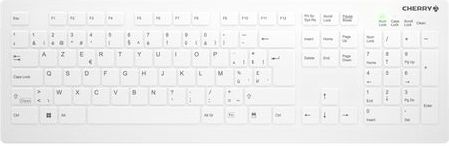 CHERRY - AK-C8112 - Toetsenbord - Wit - Draadloos - AZERTY Belgisch