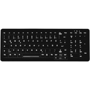 Active Key - AK-C7000F-U1-B/GE - Toetsenbord - Zwart - Bedraad - Verlichte Hygiënische Toetsen