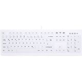 CHERRY AK-C8100F-U1-W/GE toetsenbord Medisch USB QWERTZ Duits Wit
