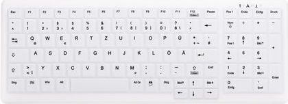 CHERRY AK-C7000 toetsenbord Medisch RF Draadloos QWERTZ Duits Wit