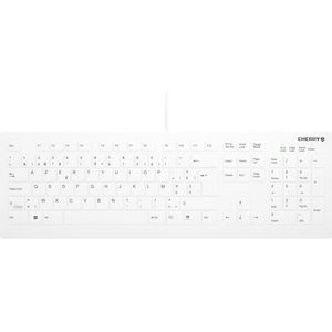 CHERRY AK-C8112 toetsenbord Medisch USB AZERTY Belgisch Wit