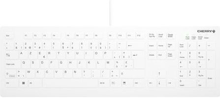 CHERRY AK-C8112 toetsenbord Medisch USB AZERTY Belgisch Wit