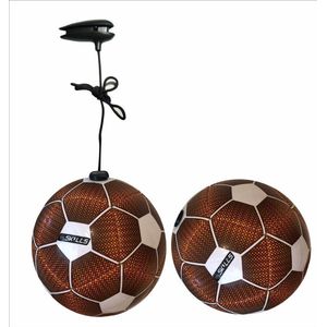 Thuis sporten - Mini bal met elastiek KICK and PLAY db SKILLS Oranje - thuis oefenen - voor binnen en buiten